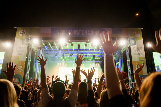 Bollywood dancing at the WDS 2014 Closing Party (by Armosa Studios).